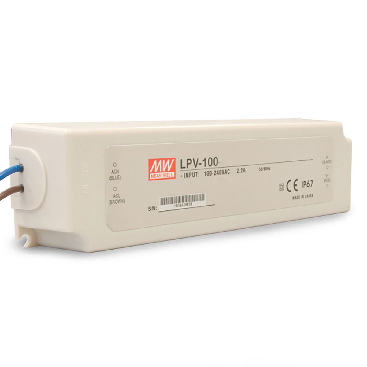Trafo MW LPV 12V/DC, 0-100W, IP67