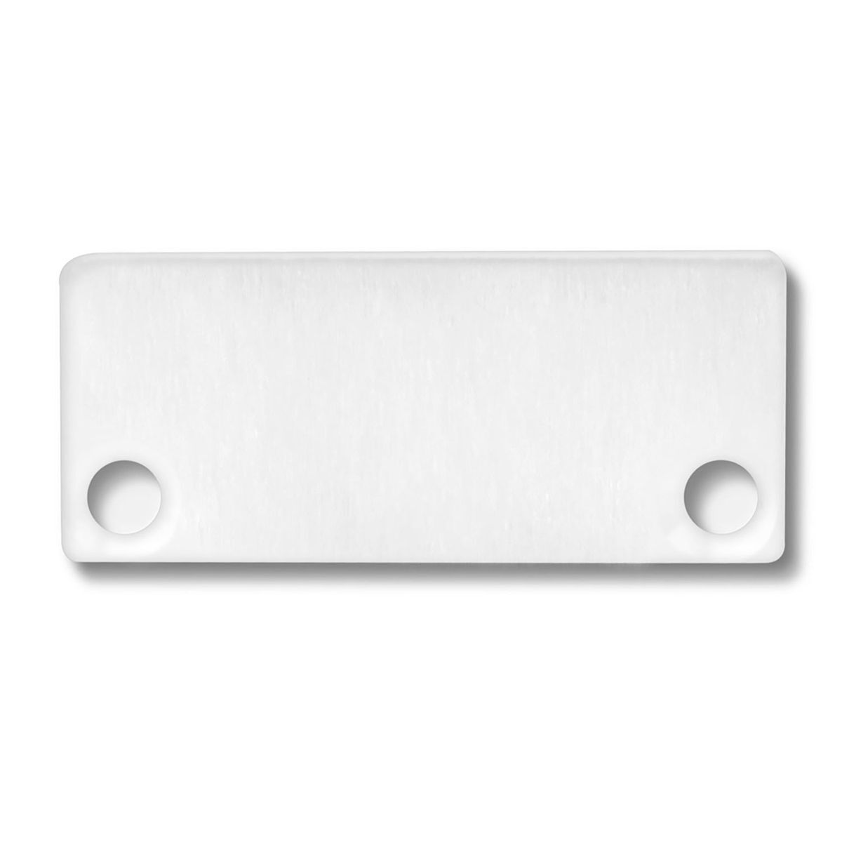 ISOLED Endkappe Alu weiß für SURF/DIVE24 FLAT mit COVER10 2 STK inkl. Schraube