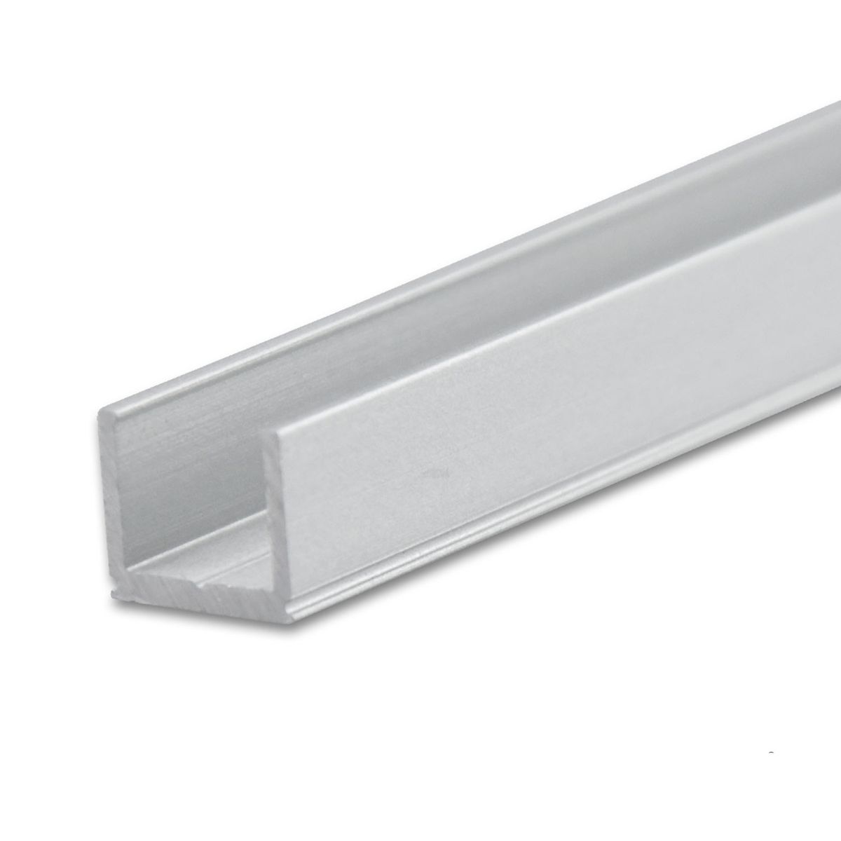 ISOLED LED-Aufbauprofil SURF6 Aluminium eloxiert, 200cm, Für max. 6mm LED-Streifen