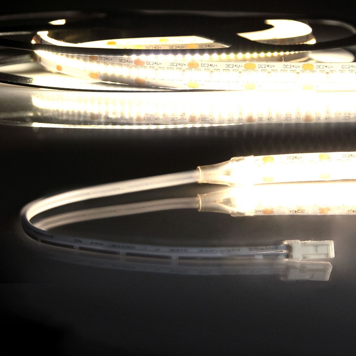MiniAMP LED Stripe CRI930 steckerfertig 1,2m 24V 12W/m warmweiß 3000K Breite 10mm
