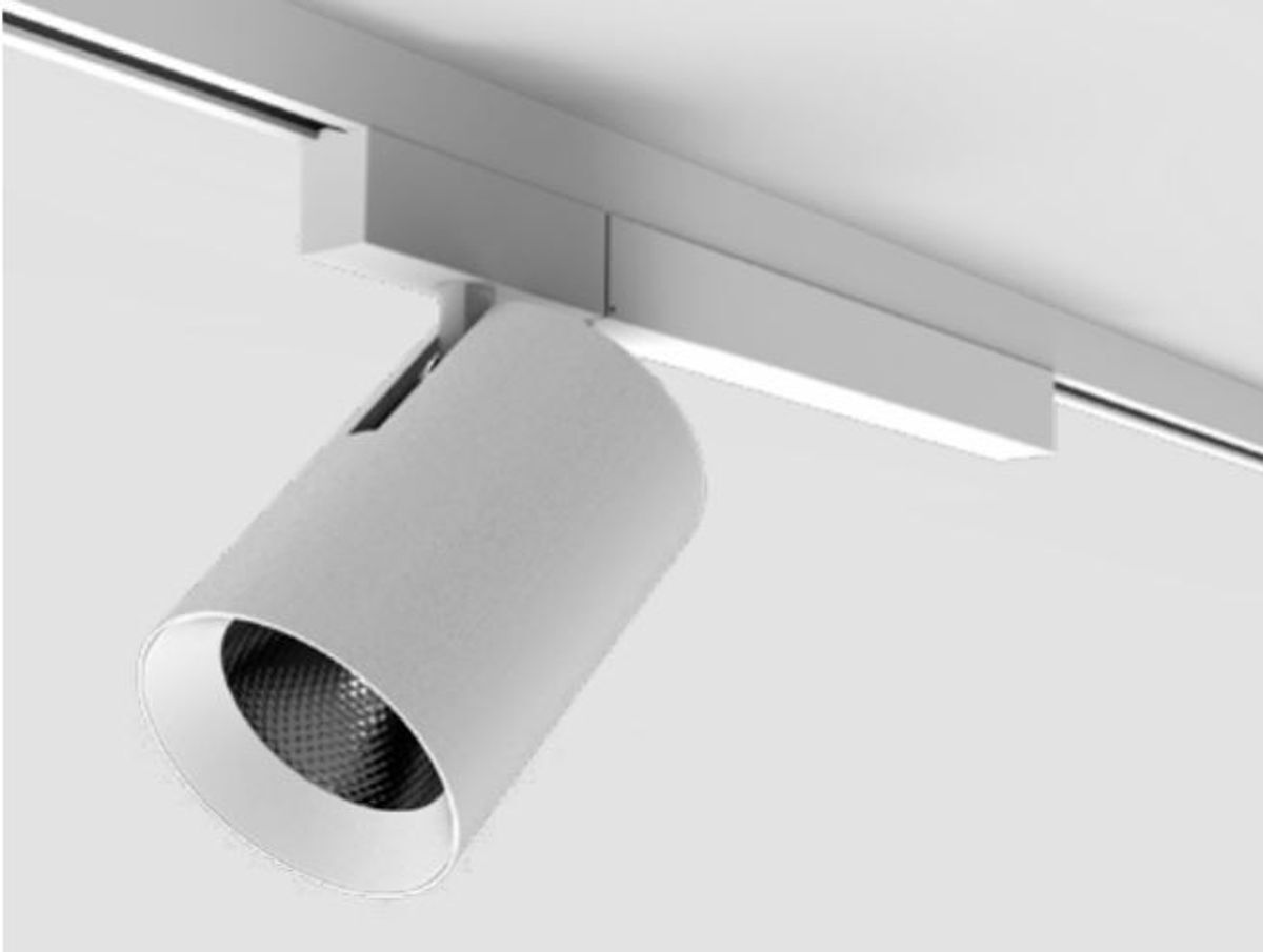 2-Phasen-Strahler MOVA S DARK VOLARE LED 8W, mit schwarzem Reflektor