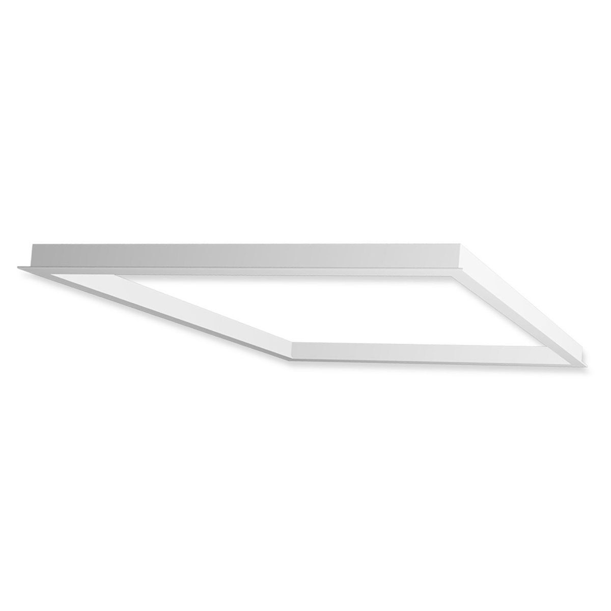 Einbaurahmen 600x600 für Isoled Panel, verkehrsweiß