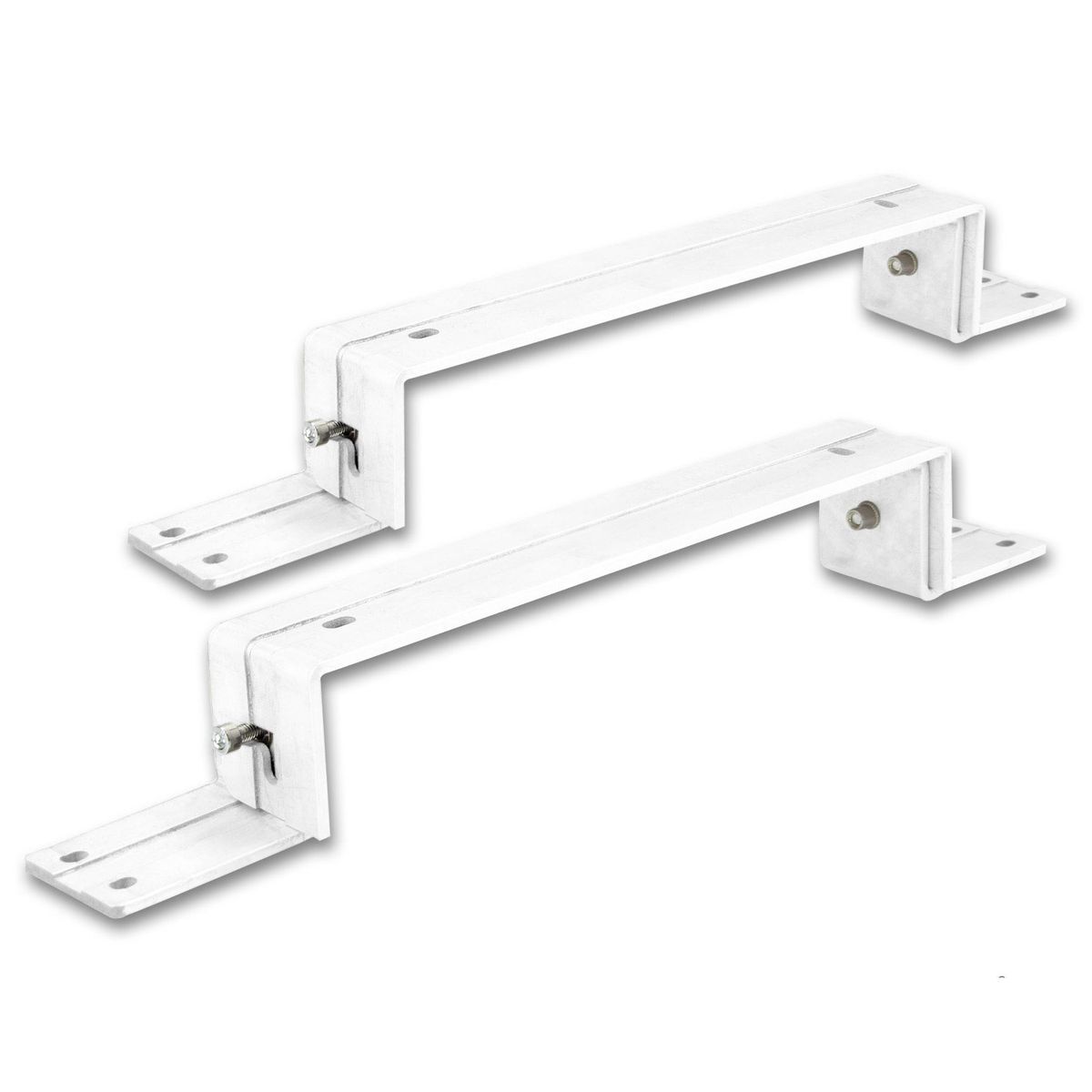 Isoled Montagebügel für LED Panels 1200x300mm, verkehrsweiß