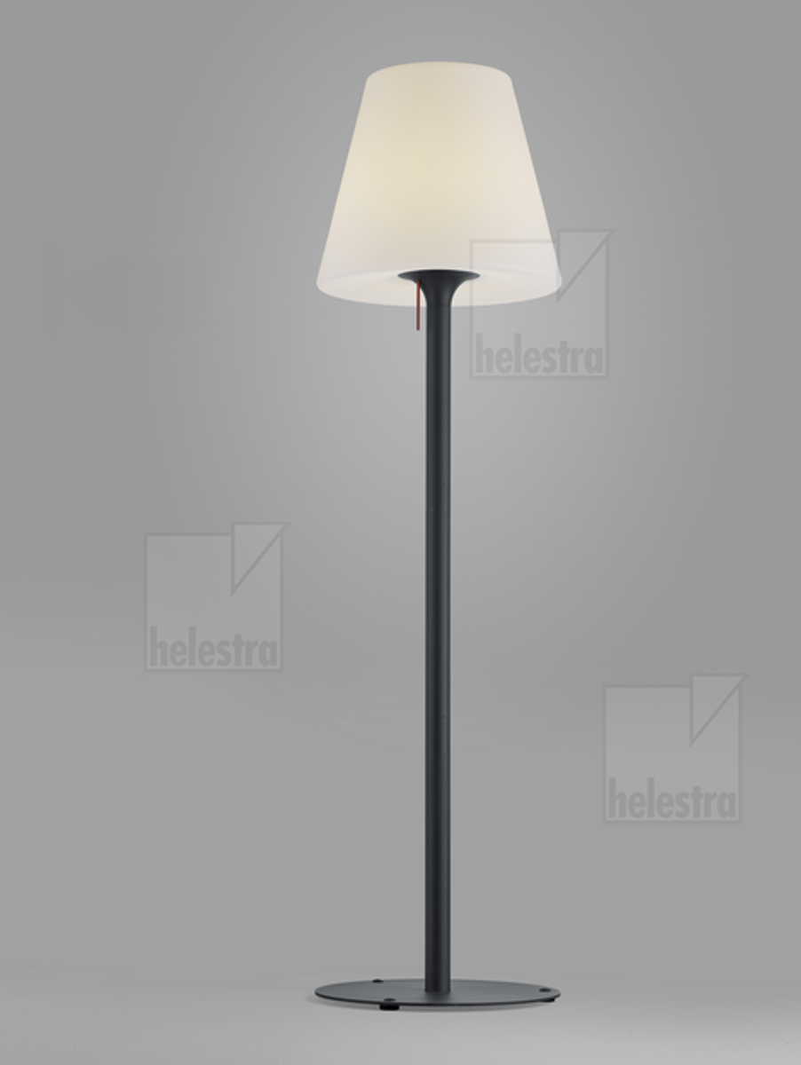 MORIS-XL Außen Stehleuchte IP44 graphit-weiß, 1x E27 max. 40W
