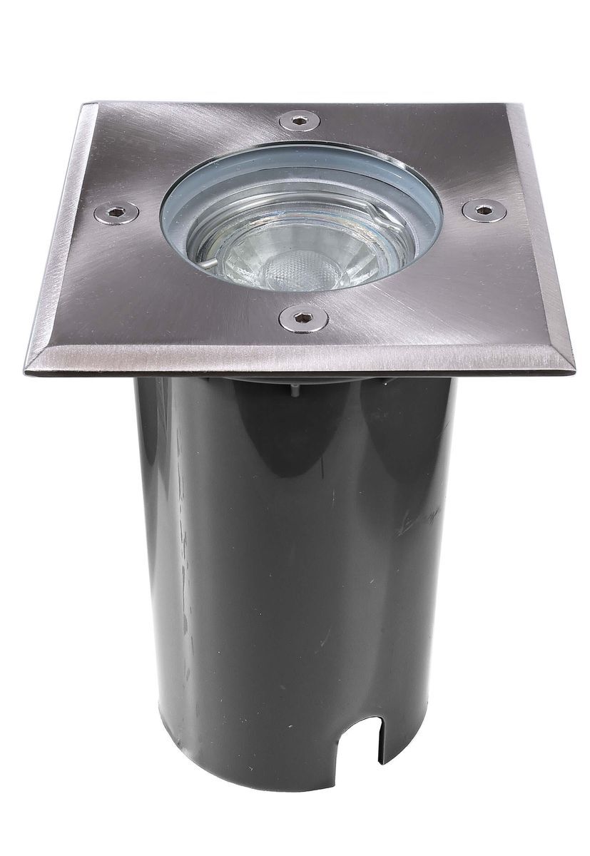 Bodeneinbauleuchte Aton eckig Set spannungskonstant 220-240V AC 1x max. 7,00W