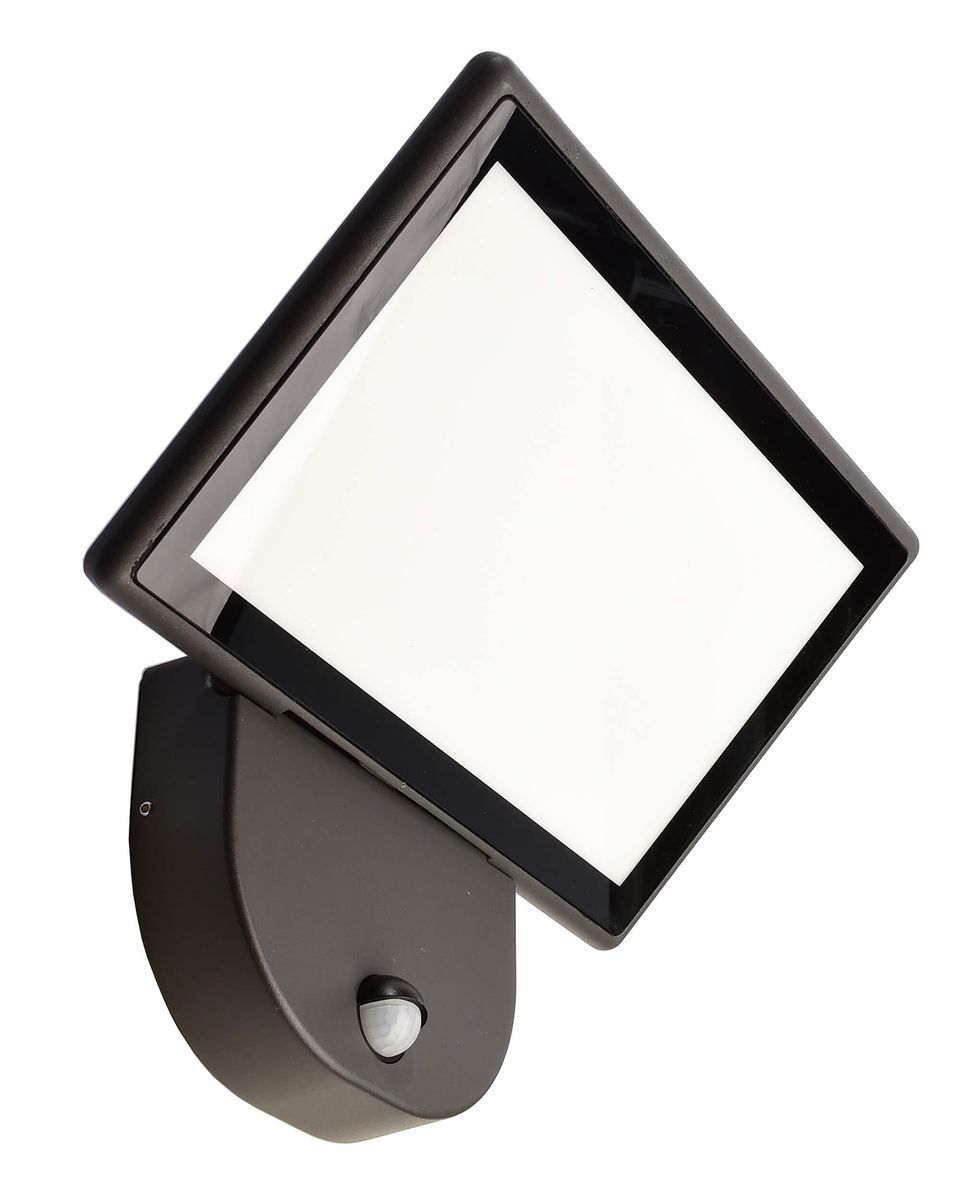 Wandaufbauleuchte Alkes L Motion mit Bewegungsmelder IP65, 36W, 3000K, 1720lm