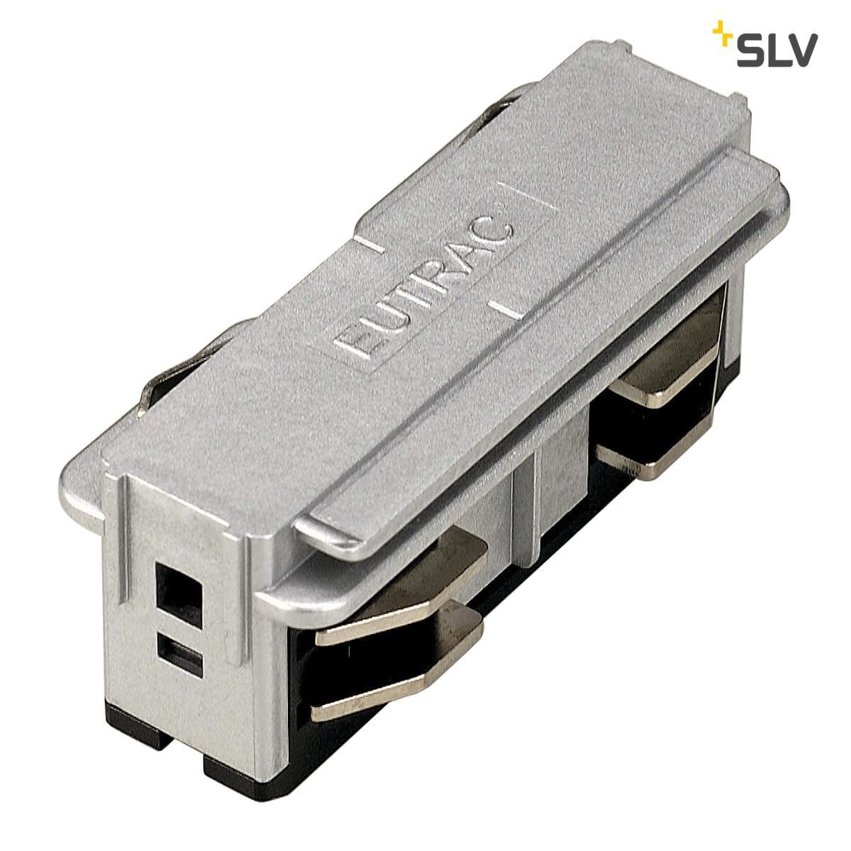 EUTRAC Längsverbinder für 3-Phasen-Aufbauschiene, elektrisch, silbergrau