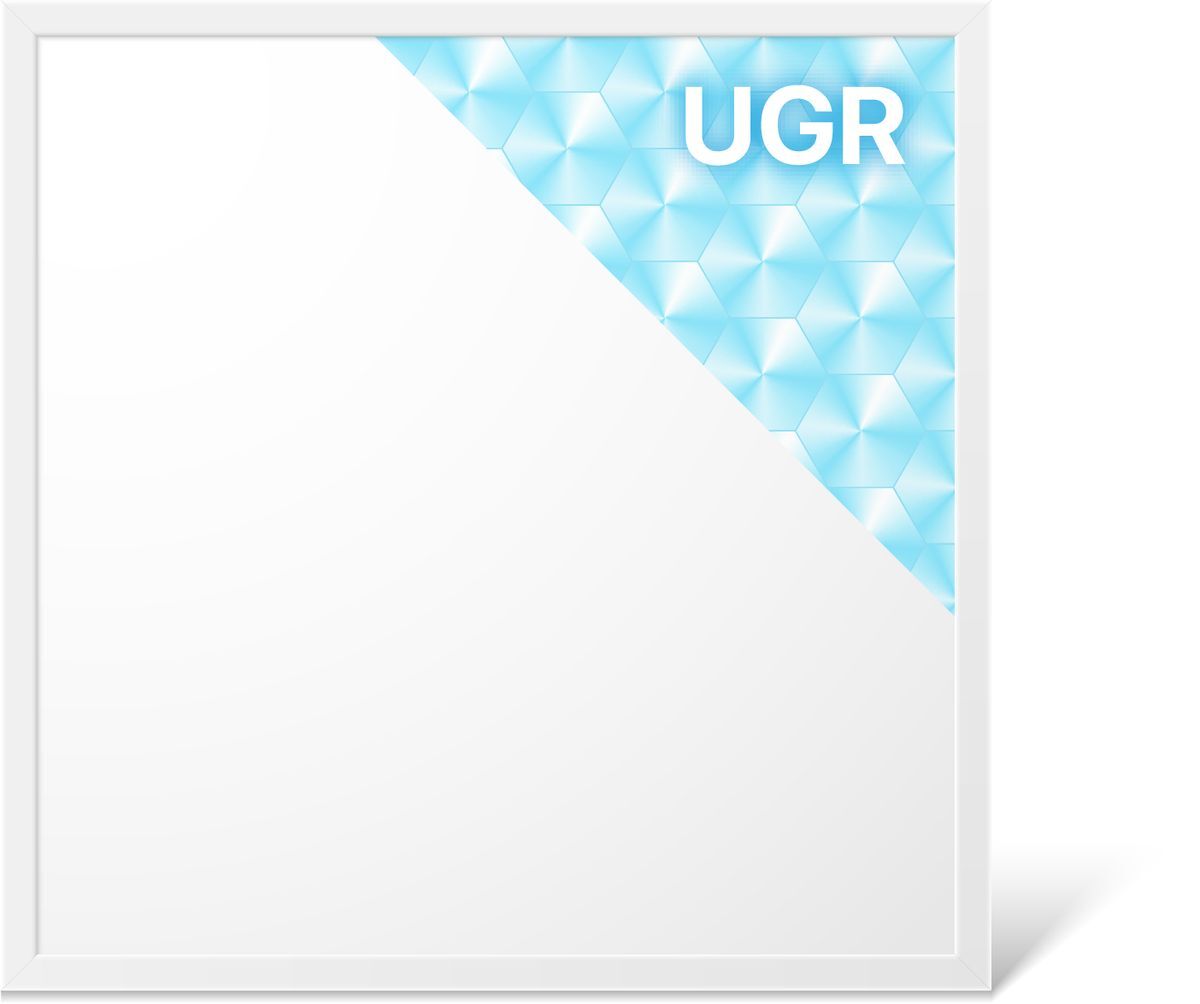  LED Panel 62x62 UGR19 CRI90 4000K 3600lm kein Flimmern, mit Trafo
