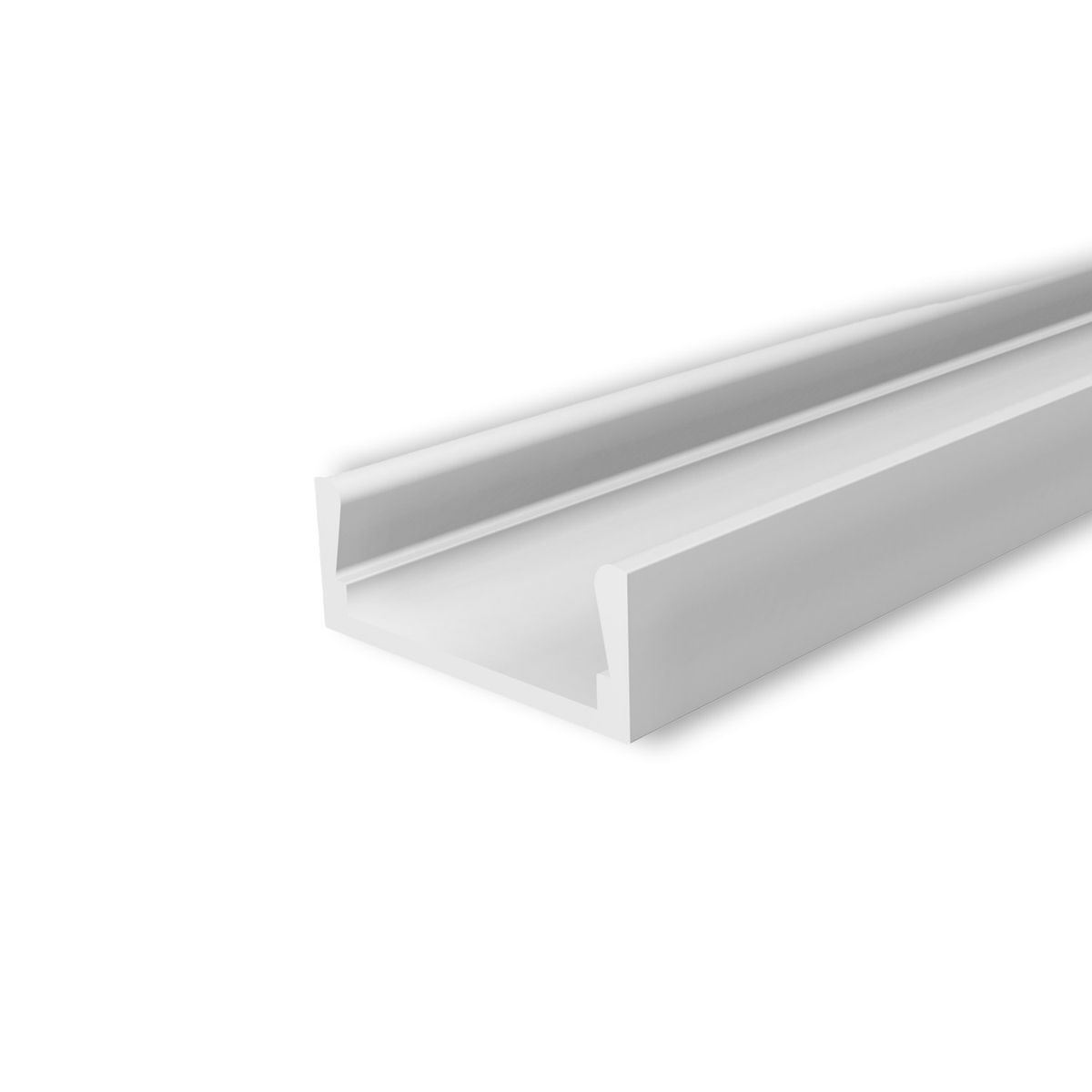 LED Montageprofil MINI-AB V2, weiß RAL9010 L: 200cm