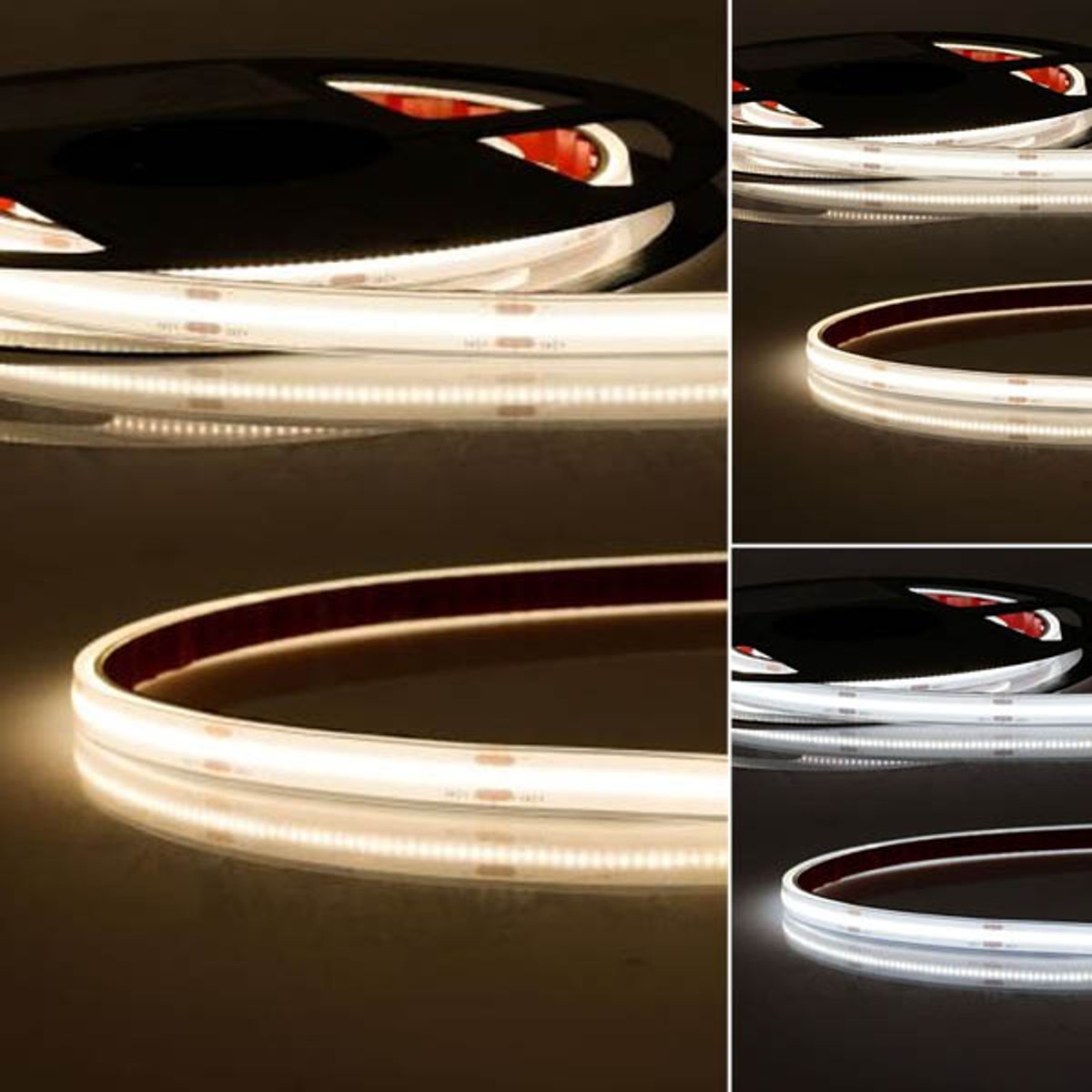 LED Stripe High Temperature, Sauna bis 100°C, 2700K/3000K/4000K, 24V, 14,4W/m, IP68, 5m