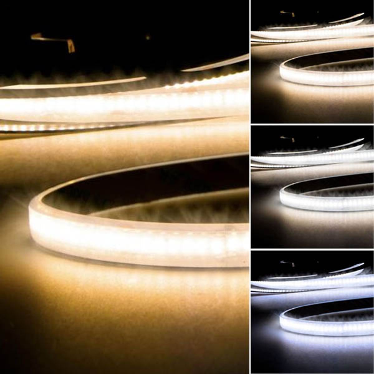 ISOLED LED Stripe 24V IP54 Linear Flexband 6W/m, einfarbig 5m, B:11mm