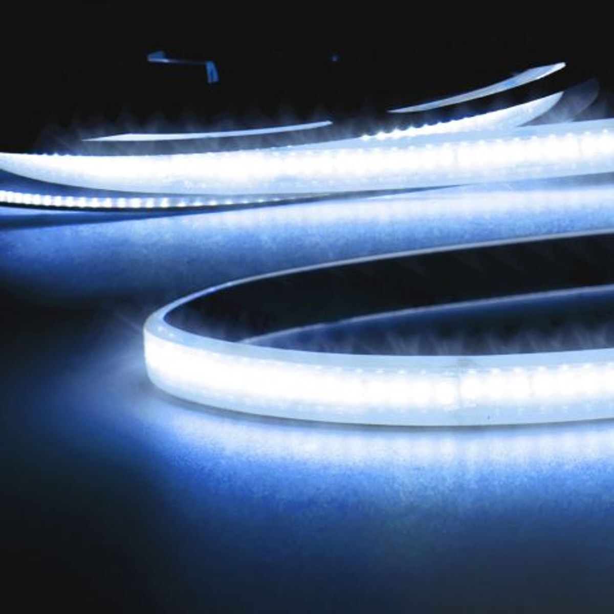 ISOLED 48V LED Stripe Linear CRI90+, 8W/m, AQUA IP68, einfarbig weiß/blau/rot/grün/pink, 5m/30m