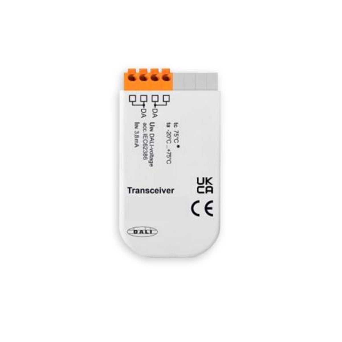 DALI Receiver zur Weiterleitung von Befehlen des DALI Funktransmitters auf die DALI Bus Linie