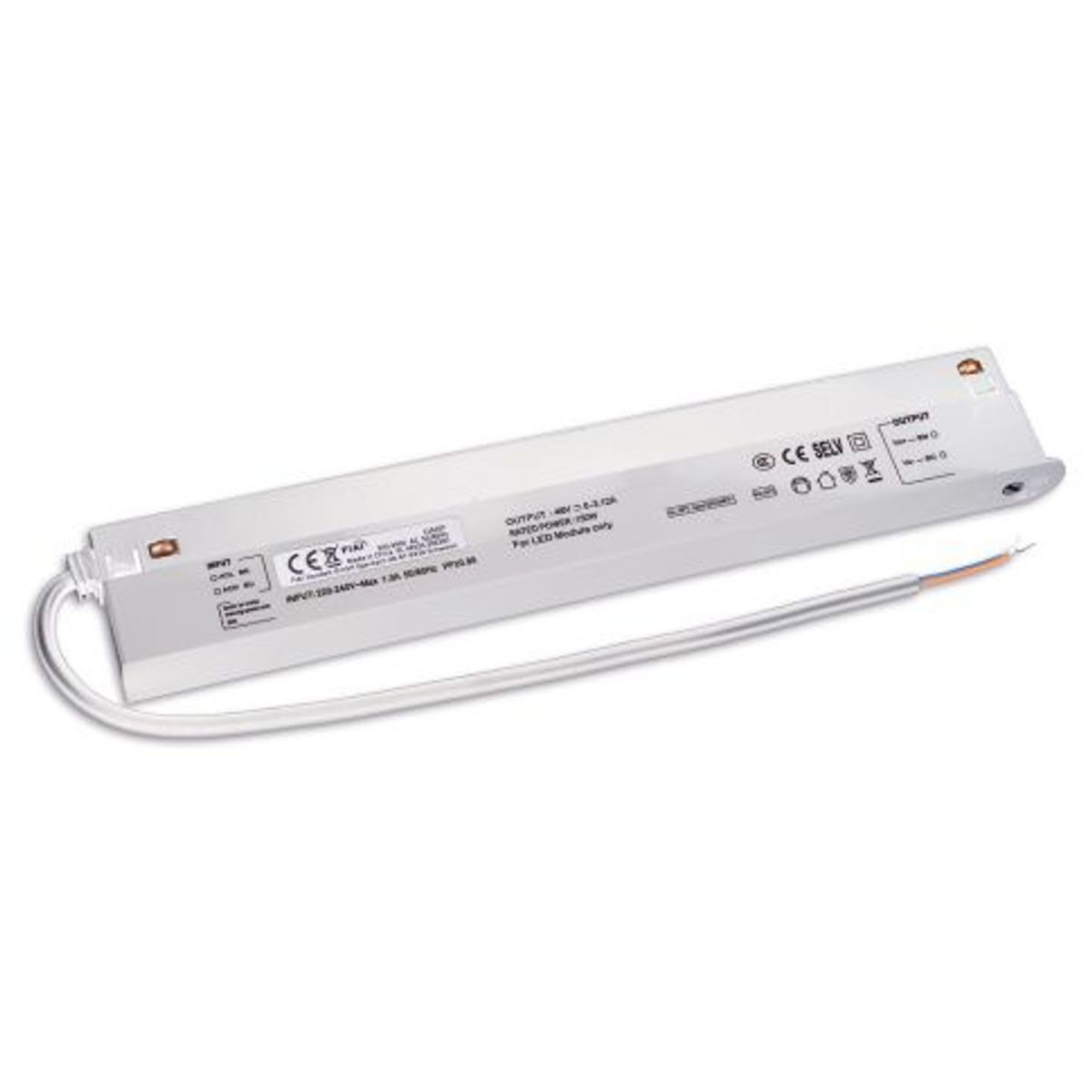 Track48 Inline-Trafo weiß, 150W, 48V DC