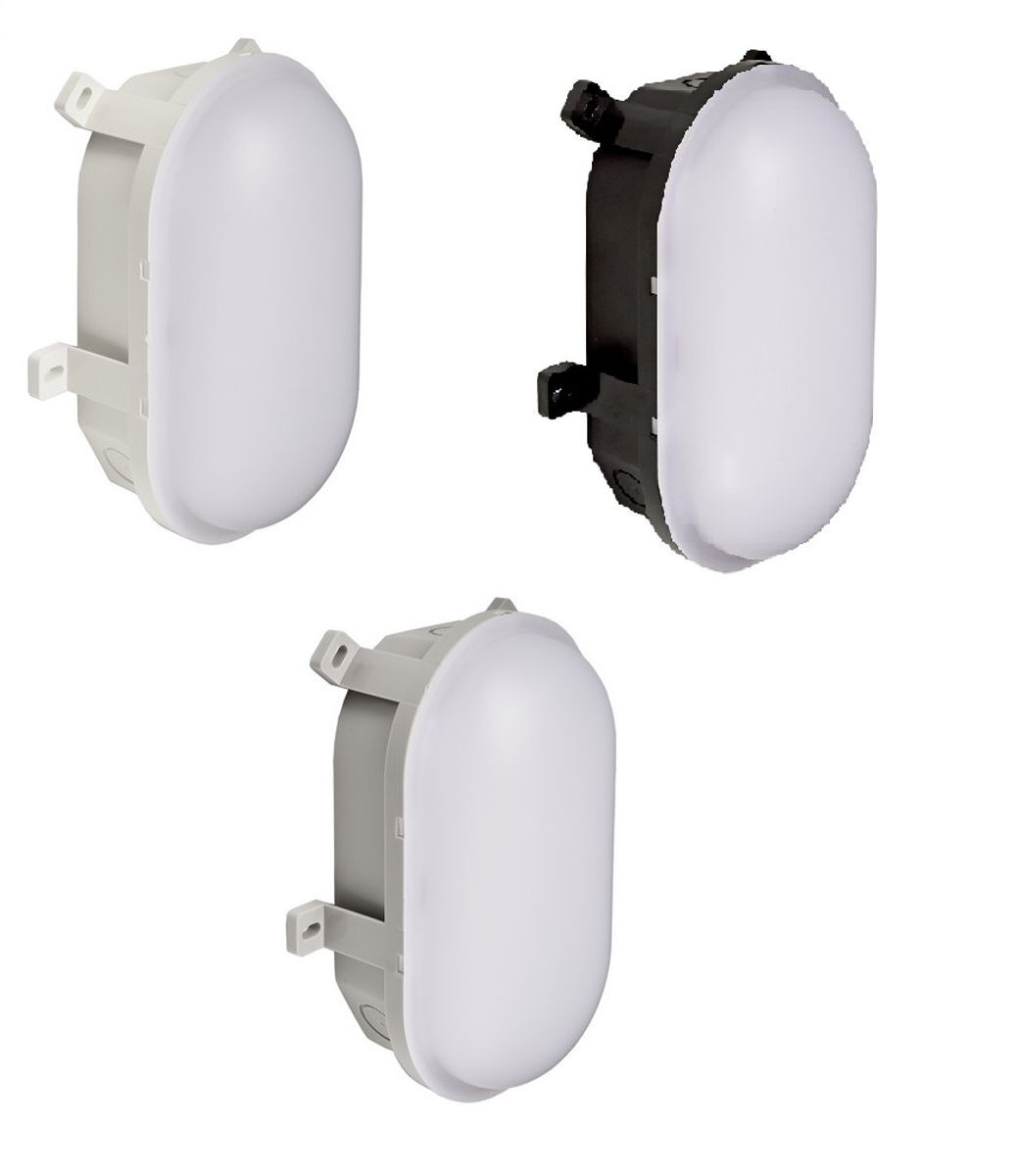 Decken-/Wandaufbauleuchte IP54 Sotano LED PowerSwitch 4,5W/7,5W, CCT 3000/4000 K, weiß/schwarz/grau