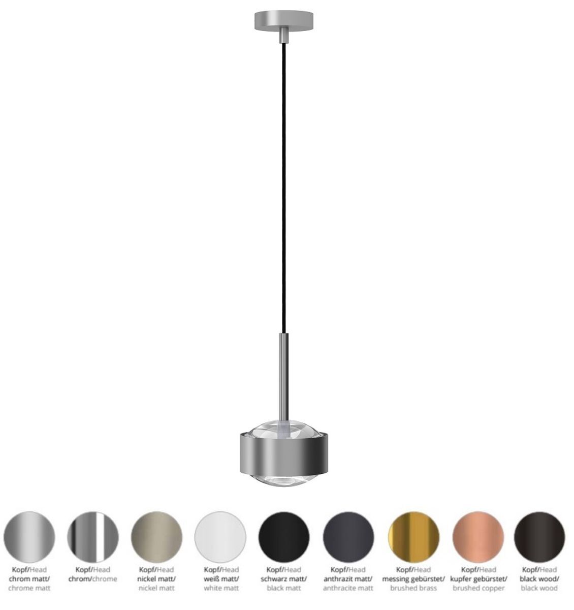Top Light Puk! 120 Avantgarde Drop LED Pendelleuchte 2x10W 1662lm dimmbar