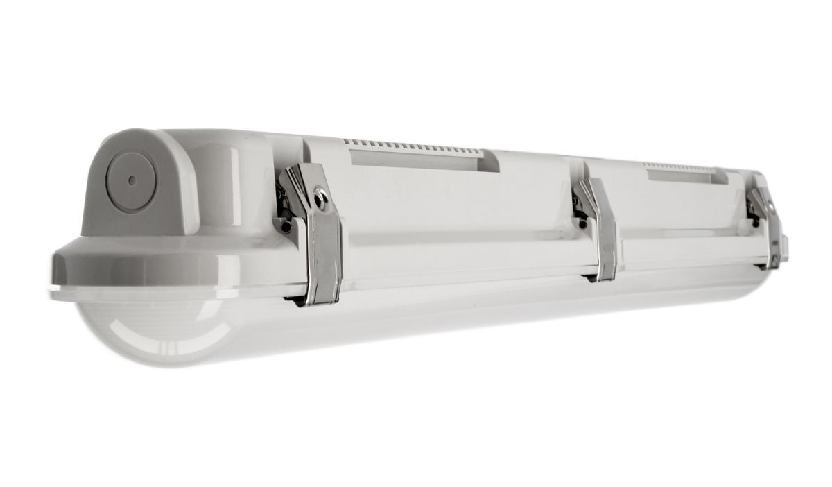 LED Feuchtraumwannenleuchte Tri Proof Basic, 10W, 4000K neutralweiß, 610mm, grau 