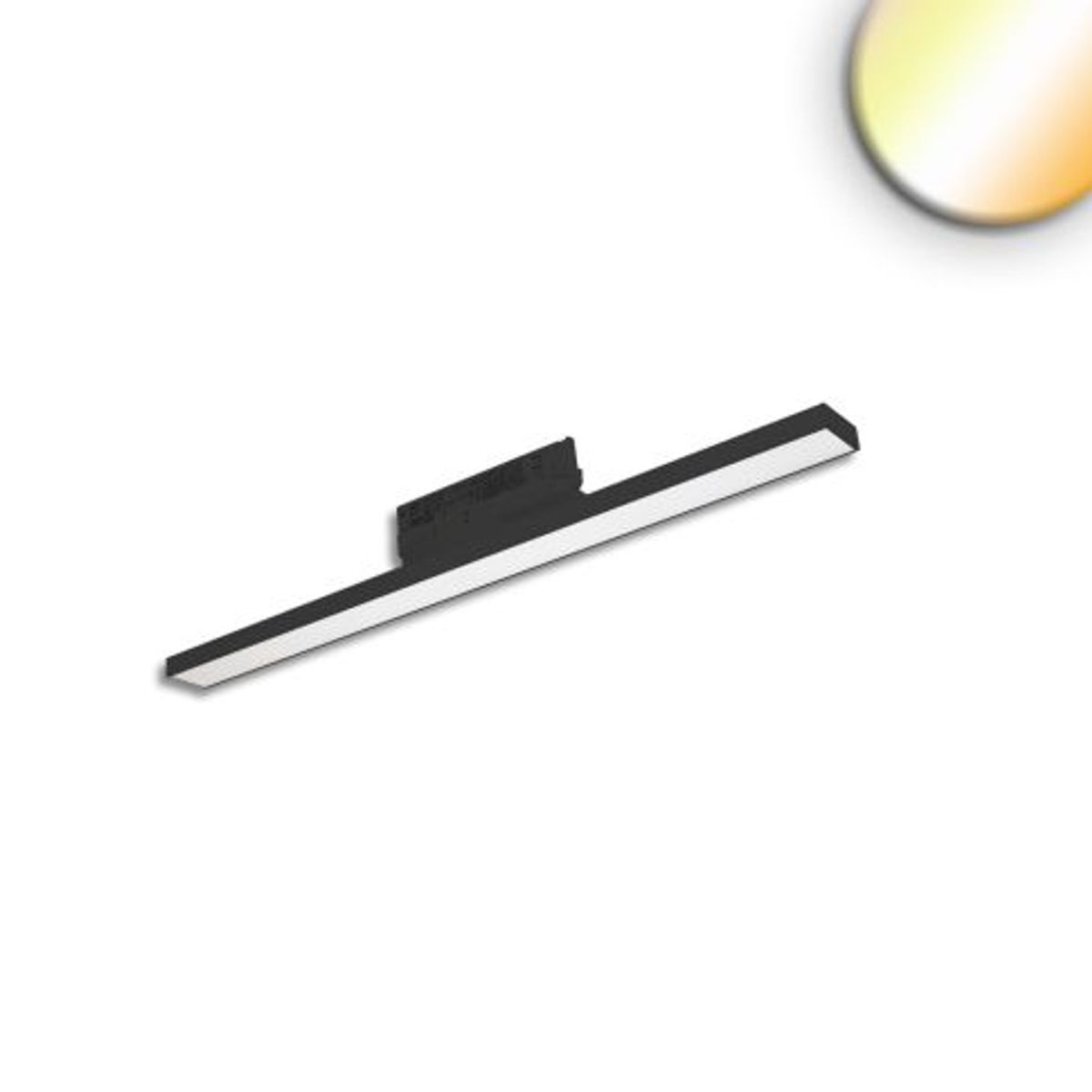 3-Phasen Linearleuchte 32W, 60cm, COLORswitch 3000/3500/4000K, CRI90, dimmbar, schwarz
