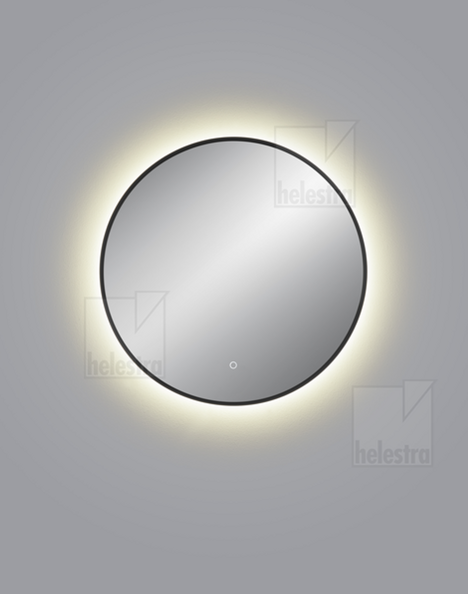 VIDO beleuchteter Spiegel Ø70cm, Sensorschalter, CCT 2700K-6500K, 35W indirektes Licht